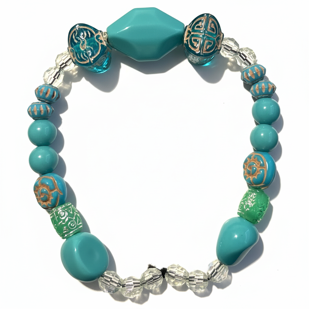 Turquoise Bead Bracelet
