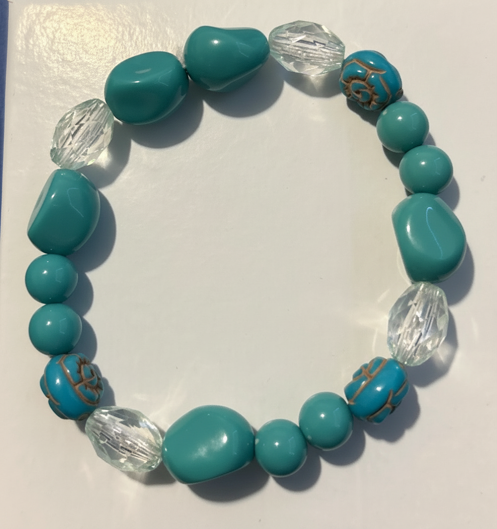 Turquoise Bead Bracelet